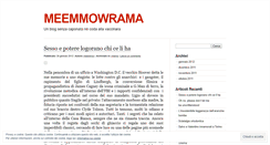 Desktop Screenshot of meemmowrama.wordpress.com