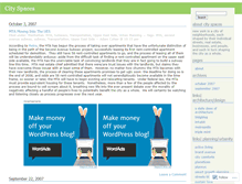 Tablet Screenshot of cityspaces.wordpress.com