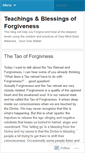 Mobile Screenshot of foregivenessblessings.wordpress.com