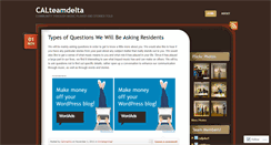 Desktop Screenshot of calteamdelta.wordpress.com