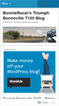 Mobile Screenshot of bonnieracer.wordpress.com