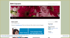 Desktop Screenshot of bethcapuano.wordpress.com