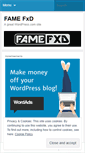 Mobile Screenshot of famefxd.wordpress.com