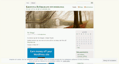 Desktop Screenshot of kristinabjorkman.wordpress.com