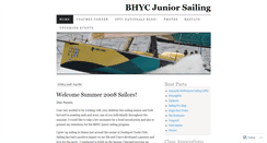 Desktop Screenshot of bhycjrsailing.wordpress.com