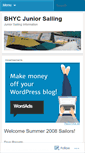 Mobile Screenshot of bhycjrsailing.wordpress.com