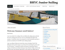 Tablet Screenshot of bhycjrsailing.wordpress.com