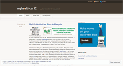 Desktop Screenshot of myhealthcar12.wordpress.com