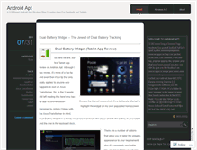 Tablet Screenshot of androidapt.wordpress.com