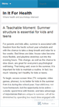 Mobile Screenshot of initforhealth.wordpress.com