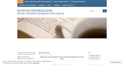 Desktop Screenshot of kuppofinformation.wordpress.com