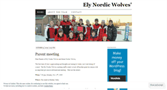 Desktop Screenshot of elynordicwolves.wordpress.com