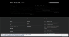Desktop Screenshot of gittedanelund.wordpress.com