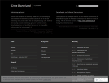 Tablet Screenshot of gittedanelund.wordpress.com