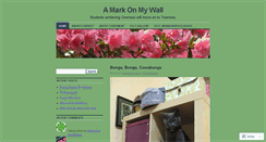 Desktop Screenshot of amarkonmywall.wordpress.com