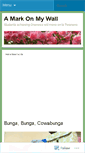 Mobile Screenshot of amarkonmywall.wordpress.com
