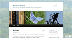 Desktop Screenshot of bookishnature.wordpress.com