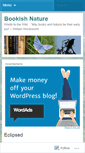 Mobile Screenshot of bookishnature.wordpress.com