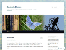 Tablet Screenshot of bookishnature.wordpress.com