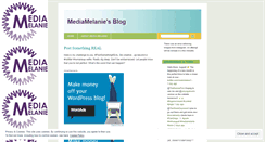 Desktop Screenshot of mediamelanie.wordpress.com