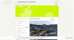Desktop Screenshot of elmundoesunsaco.wordpress.com