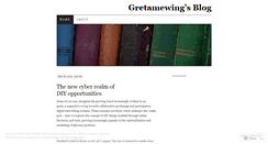 Desktop Screenshot of gretamewing.wordpress.com