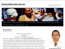 Tablet Screenshot of excelenciaensalud.wordpress.com