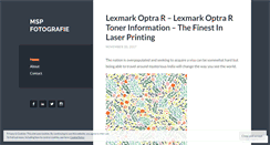 Desktop Screenshot of mspfotografie.wordpress.com