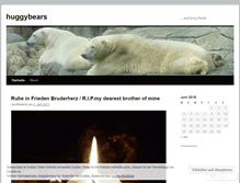 Tablet Screenshot of huggybears.wordpress.com