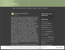 Tablet Screenshot of fallenpines.wordpress.com
