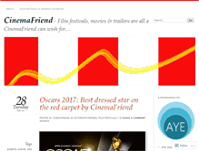 Tablet Screenshot of cinemafriend.wordpress.com