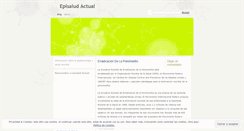 Desktop Screenshot of episaludactual.wordpress.com