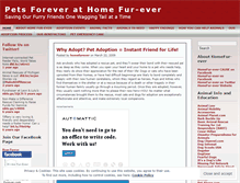 Tablet Screenshot of homefurever.wordpress.com