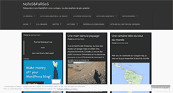 Desktop Screenshot of noteseparses.wordpress.com