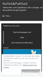 Mobile Screenshot of noteseparses.wordpress.com