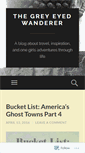 Mobile Screenshot of greyeyedwanderer.wordpress.com