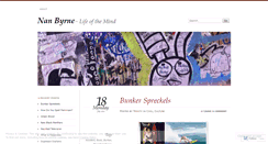 Desktop Screenshot of nanbyrne.wordpress.com