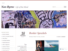 Tablet Screenshot of nanbyrne.wordpress.com