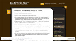 Desktop Screenshot of leadervisiontoday.wordpress.com