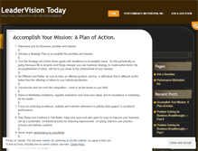 Tablet Screenshot of leadervisiontoday.wordpress.com