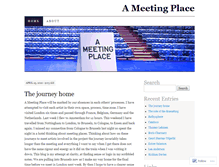 Tablet Screenshot of ameetingplace2010.wordpress.com
