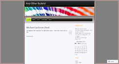 Desktop Screenshot of andotherbs.wordpress.com