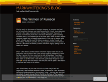 Tablet Screenshot of markwhiteking.wordpress.com