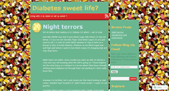 Desktop Screenshot of diabetessweetlife.wordpress.com