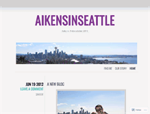 Tablet Screenshot of aikensinseattle.wordpress.com