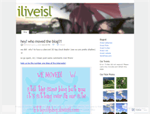 Tablet Screenshot of iliveisl.wordpress.com