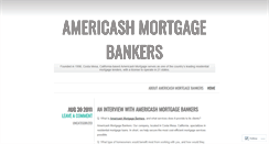 Desktop Screenshot of americashloans.wordpress.com