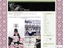 Tablet Screenshot of couturemakeup.wordpress.com