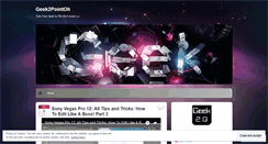 Desktop Screenshot of geek2pointoh.wordpress.com