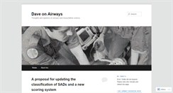 Desktop Screenshot of daveairways.wordpress.com
